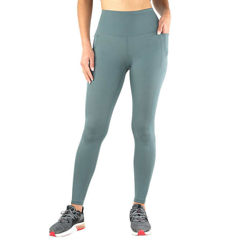 Spyder Women's Full Length Leggings with Pockets - Urban Green