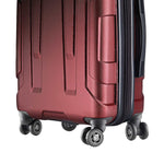 Samsonite Jaws 2-piece Luggage Set Polycarbonate Hard Shell Bourgogne Red