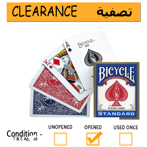 US Playing Cards Bicycle Poker Cards Playing Cards (Blue)-- clearance