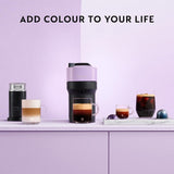 Nespresso Krups Vertuo pop coffee pod machine, Lilac