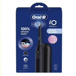 Oral B iO Series 2 Electric Toothbrush White - Clean & Clear, 100% Cleaner Teeth & Proven Gum Protection, Automatic GUM Pressure Sensor, 3 Quiet Cleaning Modes, Long-Lasting Battery, Travel Case