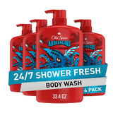 Old Spice Krakengard Body Wash For Men, 24H Freshness, Rich Lather & Deep Clean, Masculine Ocean-Inspired Scent - 987 ml
