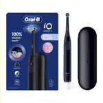 Oral B iO Series 2 Electric Toothbrush White - Clean & Clear, 100% Cleaner Teeth & Proven Gum Protection, Automatic GUM Pressure Sensor, 3 Quiet Cleaning Modes, Long-Lasting Battery, Travel Case