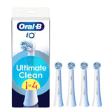 Oral-B iO Ultimate Clean Replacement Toothbrush Heads, Pack of 4