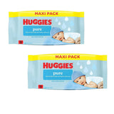 Huggies Pure Maxi Pack 99% Pure Wipes, 5 Pack x 60 Wipes