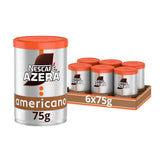 Nescafé Azera Americano Instant Ground Coffee, 6 x 75g