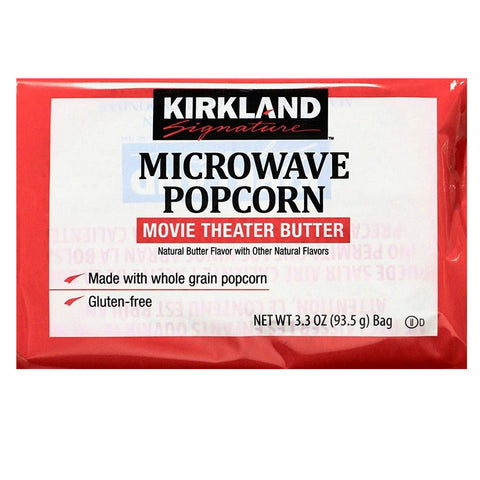 Kirkland Signature Microwave Popcorn 3.3 Ounce Bags - 8 Bags
