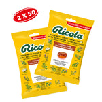 Ricola Cough Suppressant Throat Lozenges- No Sugar Added -50 individually wrapped.