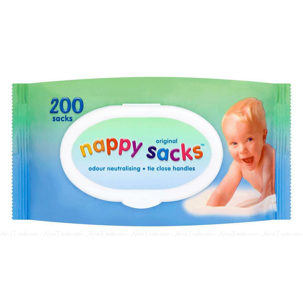 Nap Packs Nappy Sacks Original 4 Resealable Packs of 200 – Shoppers-kart.com