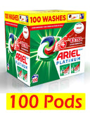 Ariel Platinum Washing Pods 100 Washes 2320G +Extra Stain Removal On top
