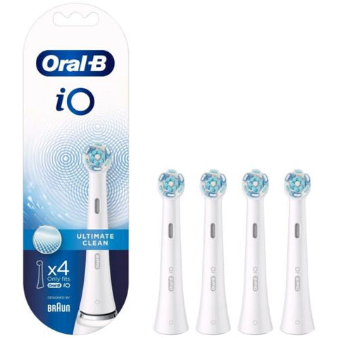 Oral-B iO White Electric Toothbrush Heads - 4 Pack- White