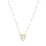 SWAROVSKI Sparkling Dance Heart Necklace - Gold #5284190