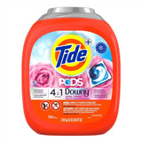 Tide 4-In-1 Downy April Fresh HE Laundry Detergent Pods, Powerful Stain Removal, 104 Count, 2.49 Kg