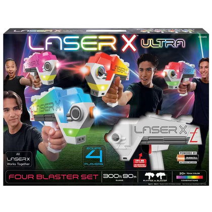 Laser X Ultra 4 Blaster Laser Toy Game Set-(6+ Years)