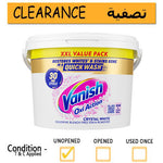 Vanish Fabric Stain Remover Oxi Advance Powder Whites Crystal White, 2.4Kg - Clearance