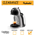 DeLonghi Nescafe Dolce Gusto Mini Me Automatic Capsule Coffee Machine (Black & Grey)- Clearance