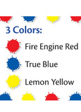 Crayola 3 Piece Washable Finger Paint For Fun Activities in Red, Blue and Yellow Colors 3x236ml