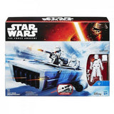 Hasbro STAR WARS 3.75 INCH  FIRST ORDER SNOWSPEEDER + SNOWTROOPER OFFICER FORCE AWAKENS