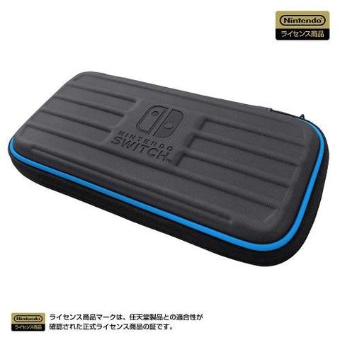 Hori Hard Pouch Case (Black x Blue) For Nintendo Switch Lite NS