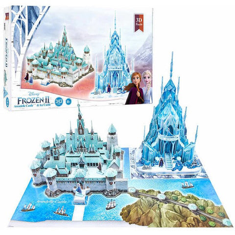 4D Build, Disney Princess Frozen Elsa's Ice Palace Paper 3D Puzzle