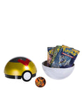 Pokemon 5-Piece French version PokeBalls With Pokemon Playing Cards and 1 Pokemon Coin Inside