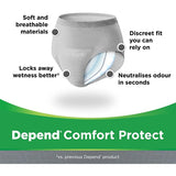 Depend Comfort-Protect for Men L/XL - Incontinence Pants Total 54 Overnight Guarantee Underwear
