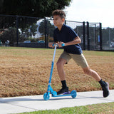 Street Runner Folding Kick Scooter with 120mm LED Wheels, Lightweight, Adjustable handlebar