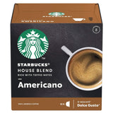 Nescafe Dolce Gusto Starbucks Americano House Blend (12 Capsules, 12 Drinks). - shopperskartuae