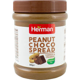 Herman Peanut Choco Spread (340g). - shopperskartuae
