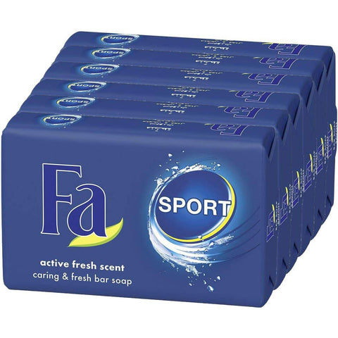 Fa Energizing Sport Bar Soap (175g x 6). - shopperskartuae