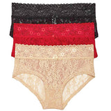 DKNY Women's Lace Collection Bikini (3 Pack). - shopperskartuae