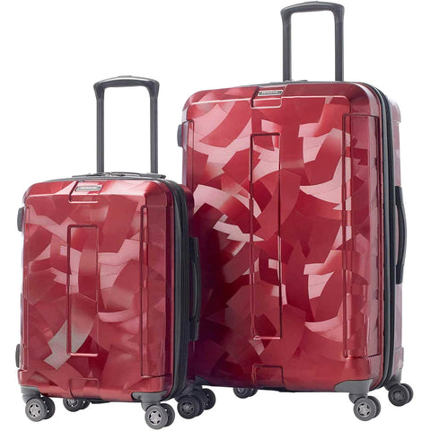 Samsonite Carbon Tangram Textured 2 Piece Hardside Luggage Set.