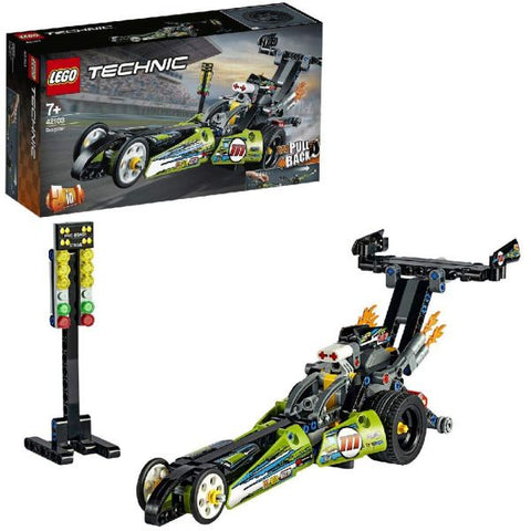 LEGO 42103 Technic Dragster Racing Car Toy to Hot Rod 2-in-1 Set