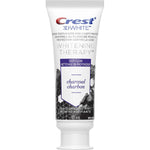 Crest Charcoal Toothpaste, 3D White Whitening Therapy with Fluoride - Invigorating Mint (90ml).