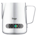 Sage BES003UK Temperature Control Milk Texturing Jug For Coffee Machines (Silver). - shopperskartuae