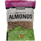 Dry Roasted Salted Almonds Kirkland Signature Kosher Sea Salt (1.13kg 40oz). - shopperskartuae