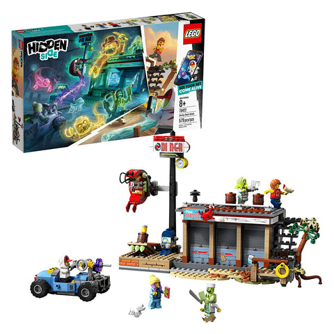 LEGO Hidden Side Shrimp Shack Attack 70422 Augmented Reality (AR) Building Set with Ghost Minifigures and Toy Car for Ghost Hunting, Tech Toy for Boys and Girls (579 Pieces). - shopperskartuae