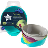 Tommee Tippee Easy Scoop Feeding Bowls 7m+ (Colours May Vary) 4 pack BPA Free**.