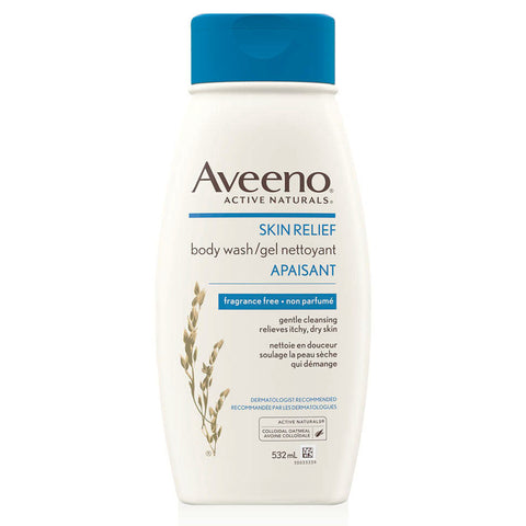 AVEENO Active Naturals Skin Relief Body Wash (532 mL).