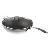 Starfrit The Rock Stir Fry Pan with Lid (32cm). - shopperskartuae