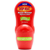 Deep Heat Muscle Massage Roll-On Lotion Herbal Fragrance (50 ml). - shopperskartuae