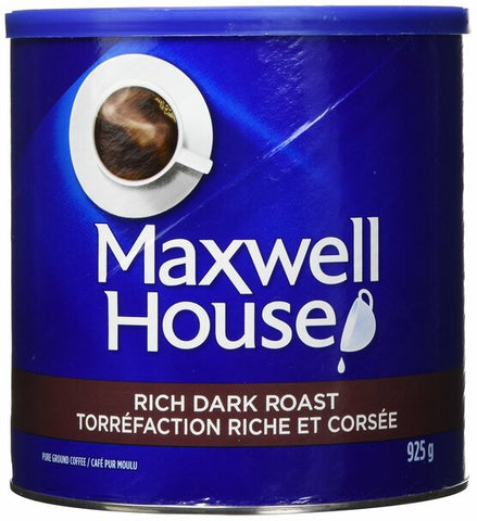 Maxwell House Rich Dark Roast Ground Coffee 925g