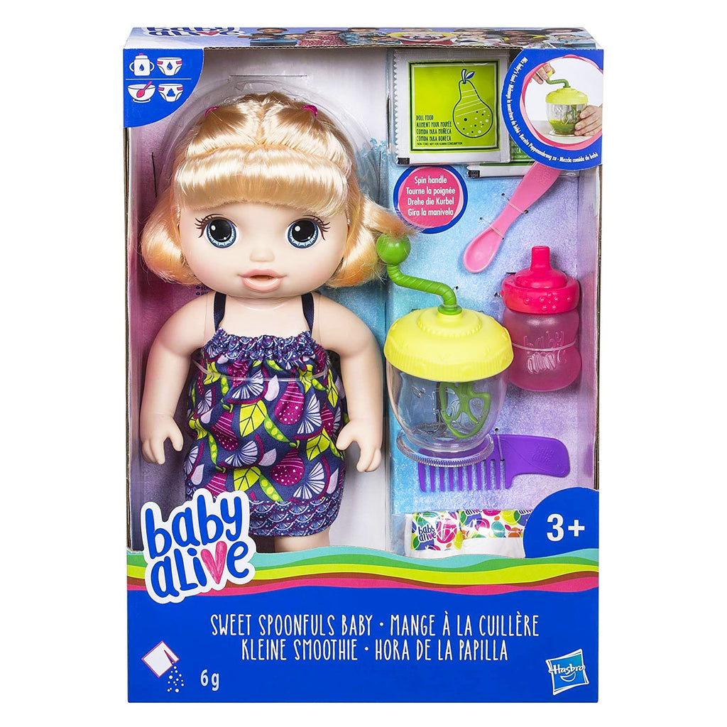 Baby alive best sale doll sweet spoonfuls