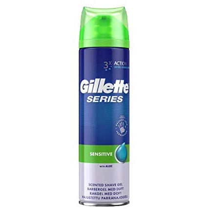 Gillette Series Sensitive Shave Gel (200 ml). - shopperskartuae