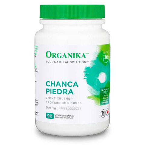 Organika Chanca Piedra (500mg) - 90 Vegetarian Capsules.
