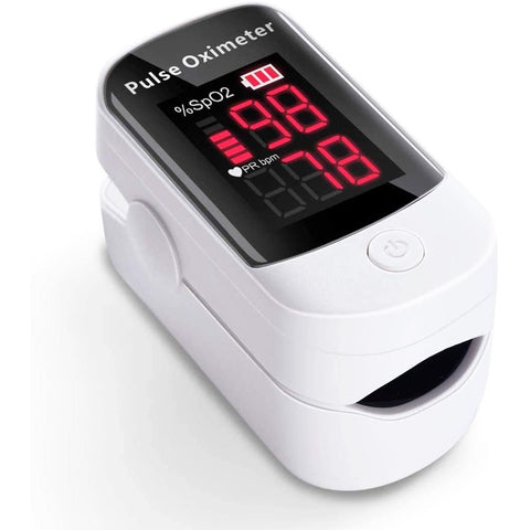 AFAC Pulse Oximeter Professional Portable Finger for Heart Rate PR and Oxygen Saturation SpO2 Measurements, Instant Reading (Black).