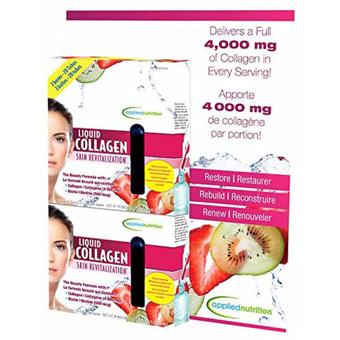 Applied Nutrition Liquid Collagen Skin Revitalization (2 x 10 - 10 ml Tubes)