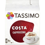 Tassimo Costa Cappuccino Coffee Discs (8 servings). - shopperskartuae