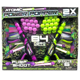 Atomic Power Popper Dual Battle Pack With 84 Ammo Balls.