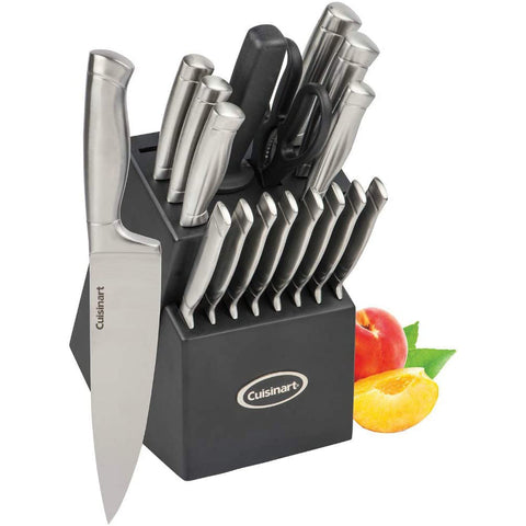 Cuisinart Stainless Steel 21 Piece Knife Block Set SSC-21CC. - shopperskartuae